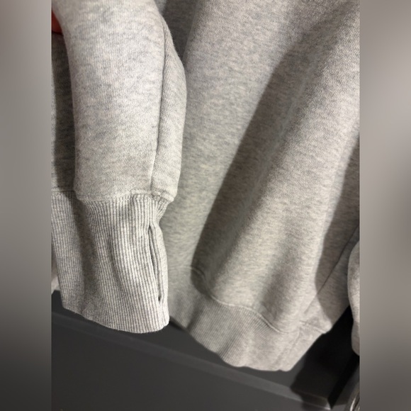 OFFLINE By Aerie Cloud Fleece Oversized Crewneck Sweatshirt Grey XS - Picture 5 of 6
